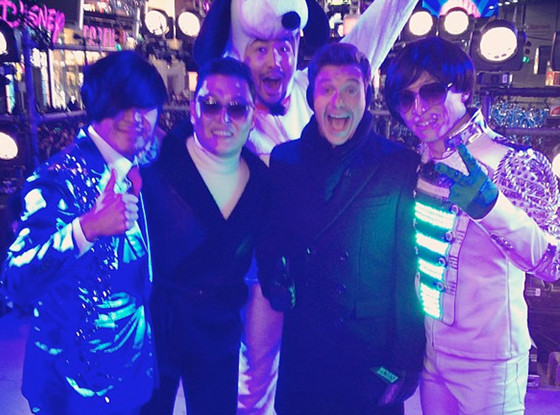 Ryan Seacrest, PSY, NYE Instagram Ryan Seacrest, PSY, NYE Instagram